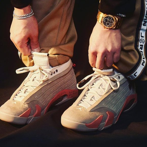 Clot Air Jordan XIV Low x CLOT “Terracotta” - Picture 7 of 8